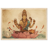 Tableau Divin de Brahma - L'Essence de la Création