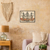Triptyque divin hindouisme