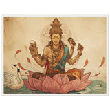 Tableau Divin de Brahma - L'Essence de la Création