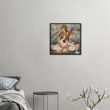 Tableau Rajasthani de Saraswati - Harmonie divine