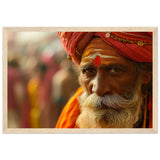Sagesse Intemporelle - Portrait Photo d'un Sage Indien