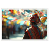 Tableau Photo : Prière Tibétaine - Harmonie en Mouvement
