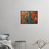 Tableau Abstrait Moderne de Ganesh - Mosaïque de Couleurs