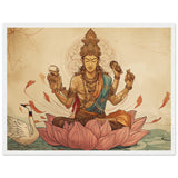 Tableau Divin de Brahma - L'Essence de la Création