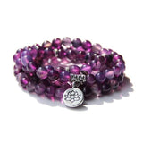 Bracelet Mala Agathe-Royaume Indien