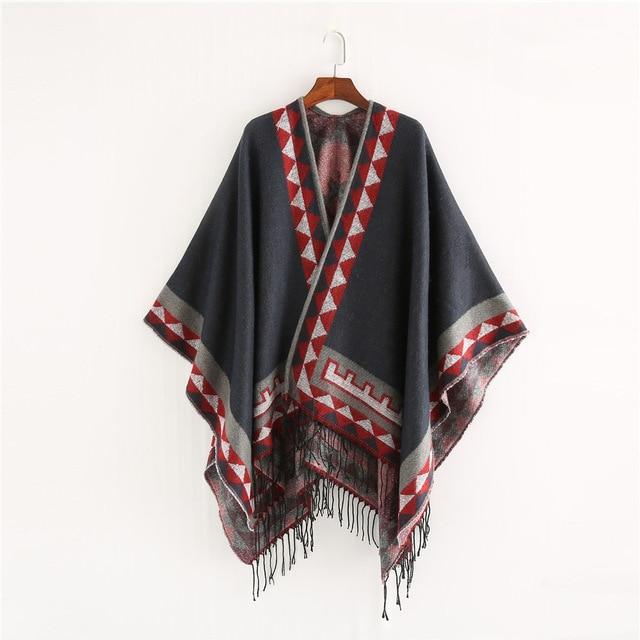 Costume Poncho Indien Femme Poncho Des Andes Marron Indien, Modèle