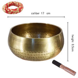 Bol Chantant Tibétain Fait Main - Méditation & Thérapie Sonore