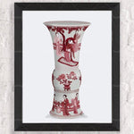 Tableau Oriental Vase Asiatique