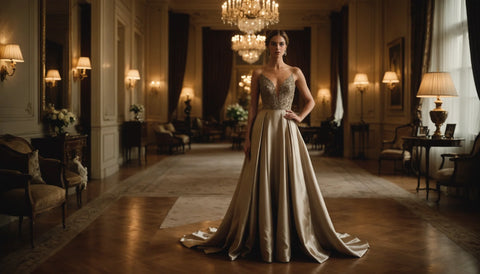 Sublime élégance : comment porter la robe longue en satin pour vos soirées