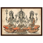 Triptyque divin hindouisme