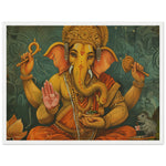 Tableau Vintage de Ganesh - Richesse et Tradition