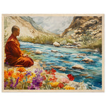 Méditation Himalayenne - Aquarelle