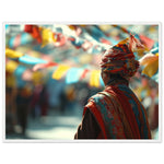 Tableau Photo : Prière Tibétaine - Harmonie en Mouvement