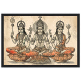 Triptyque divin hindouisme