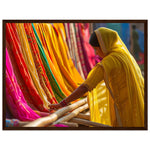 Fabrique de Saris au Rajasthan - Mosaïque de Couleurs