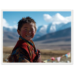 Sourire Innocent de Tsering - Éclat du Plateau Tibétain