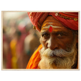 Sagesse Intemporelle - Portrait Photo d'un Sage Indien
