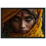 Photo Portrait Immersif - Regard d'une Femme Indienne