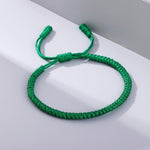 Bracelet Bouddhiste Porte Chance Vert