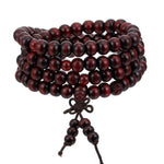 Bracelet Perles de Bois Bouddhiste