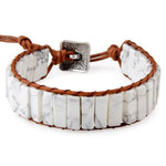 Bracelet Wrap Blanc 7 Chakras