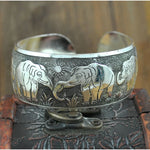 Bracelet Manchette Ethnique "Esprit de Tibet"