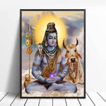 Poster Indien Shiva Violet