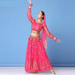Robe Indienne Bollywood (Ensemble 8 Pièces)