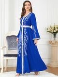 Robe Indienne Bleu Persan