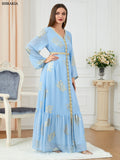 Robe Indienne Bleu Turquoise
