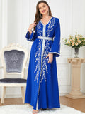 Robe Indienne Bleu Persan