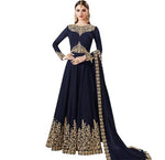 Sharara Indien Bleu Nuit