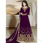 Sharara Indien Violet Pourpre