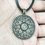 Pendentif Indien Rosace Bronze